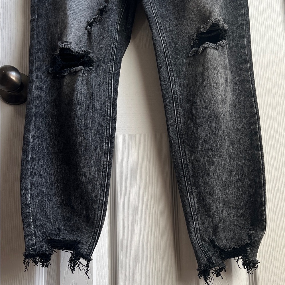 Risen black distressed Jeans - Picture 3 of 8